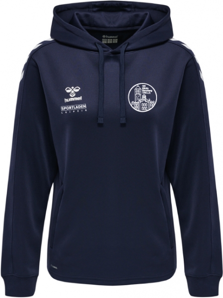 Damen Poly Kapuzensweat TSV BE - Hummel Core XK Poly Hoodie - Marine